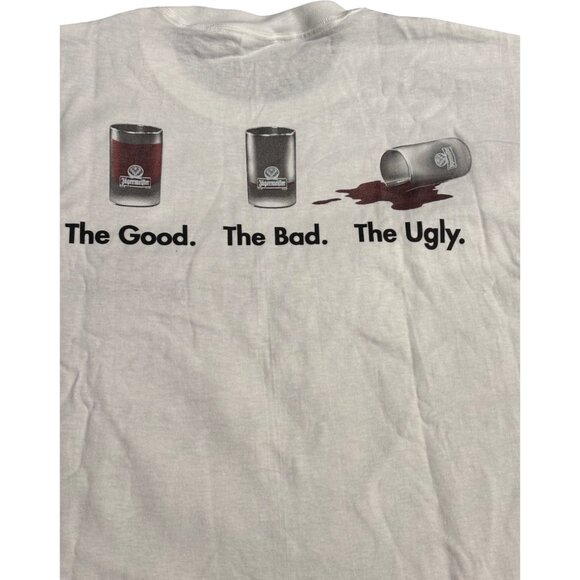 Vintage‎ Y2K Jagermeister T-Shirt sz L Double Sided Liquor Beer Alcohol Graphic - Picture 5 of 5